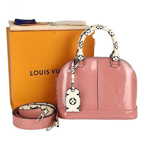 borsa alma vernice nera louis vuitton